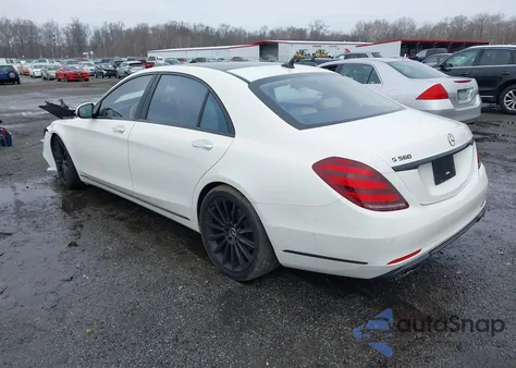 2018 Mercedes-Benz S 560 z USA, uszkodzony, nr VIN WDDUG8DB2JA404782